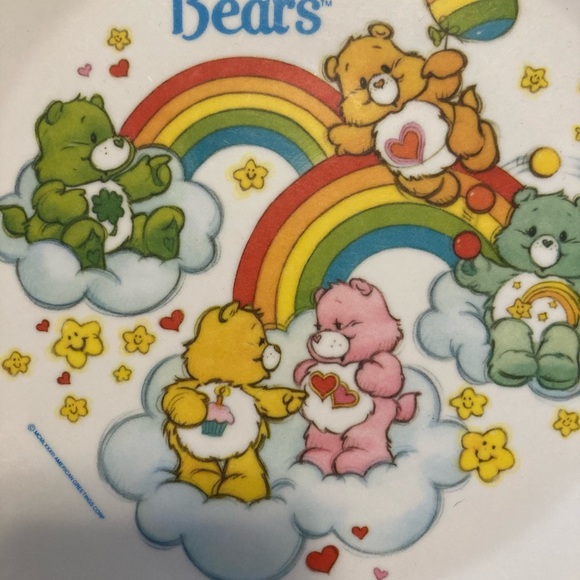 *SOLD*🧸💗VTG CareBears Dining Plate and Bowl set 💗🧸 - Picture 2 of 10